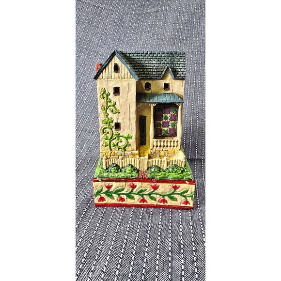 Jim Shore Farmhouse Starry Blocks Quilt figurine Heartwood Creek - Picture 1 of 11